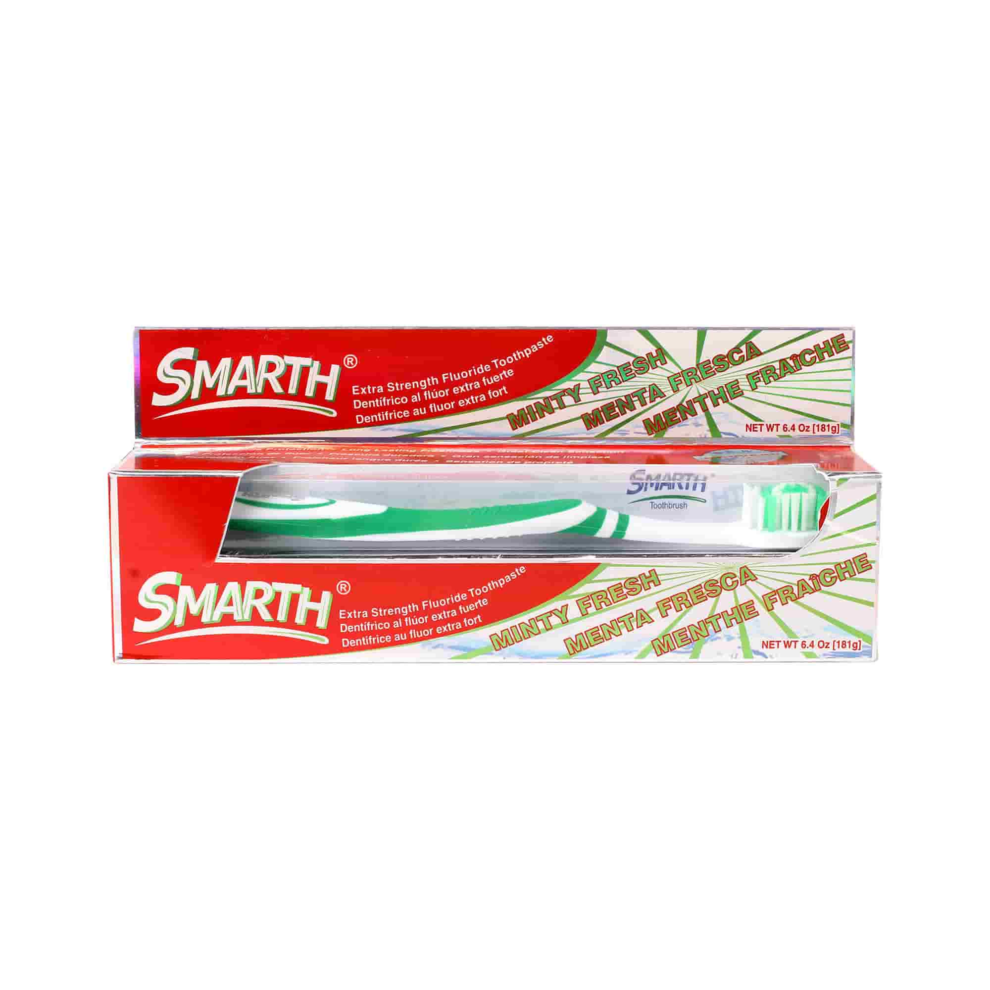Minty Fresh Toothpaste with Brush